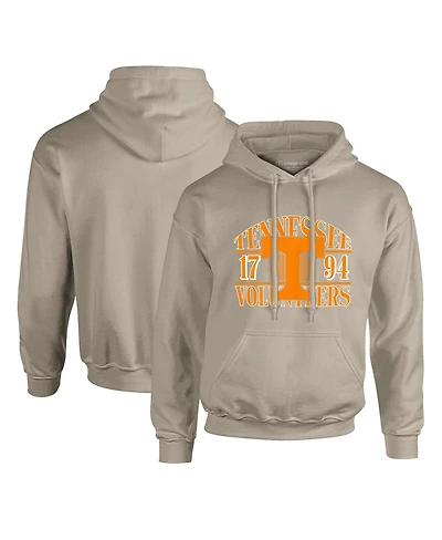 Image One Men's Tan Tennessee Volunteers Upper Arch Letters Pullover Hoodie
