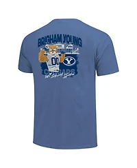 Image One Men's Royal Byu Cougars Hyperlocal Comfort Colors T-Shirt