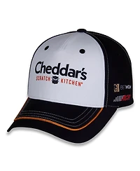Richard Childress Racing Team Collection Men's White/Black Kyle Busch Cheddars Uniform Adjustable Hat