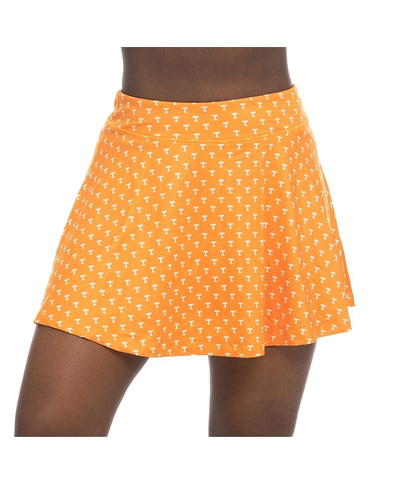 ZooZatz Women's Tennessee Orange Volunteers Allover Print Flowy Skirt