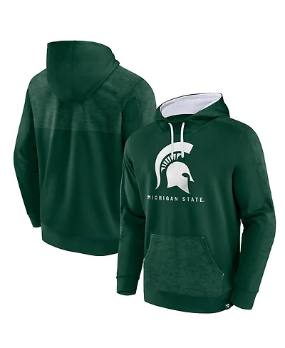 Fanatics Men's Green Michigan State Spartans Defender Pullover Hoodie