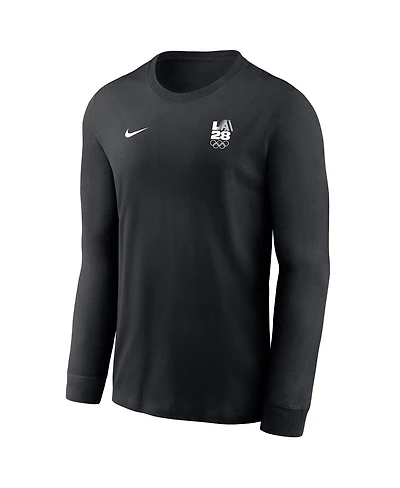 Nike Men's Black La 2028 Summer Olympics Team Issue Legend Performance Long Sleeve T-Shirt