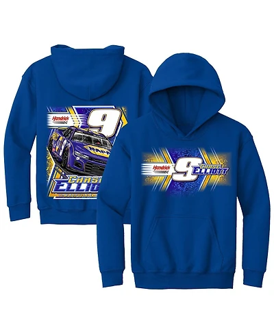 Hendrick Motorsports Team Collection Big Boys and Girls Royal Chase Elliott Napa Car Pullover Hoodie