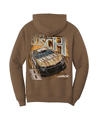 Richard Childress Racing Team Collection Men's Brown Kyle Busch Rebel Bourbon Pullover Hoodie