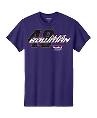 Hendrick Motorsports Team Collection Men's Purple Alex Bowman Car T-Shirt