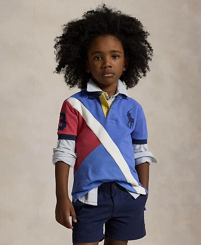 Polo Ralph Lauren Toddler and Little Boys Big Pony Mesh Polo Shirt