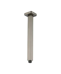 Square Shower Arm - 304 Stainless Steel, Universal 1/2" Npt Thread, Easy Installation, Corrosion-Resistant, and Decorative Cover