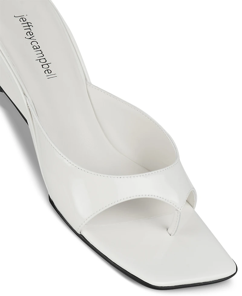 Jeffrey Campbell Honey-Bun Sculpted Demi-Wedge Sandals