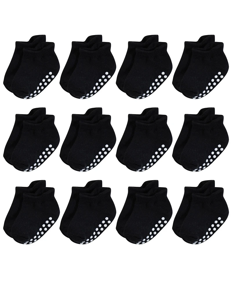 Hudson Baby Boys Non Skid Hidden Ankle Socks