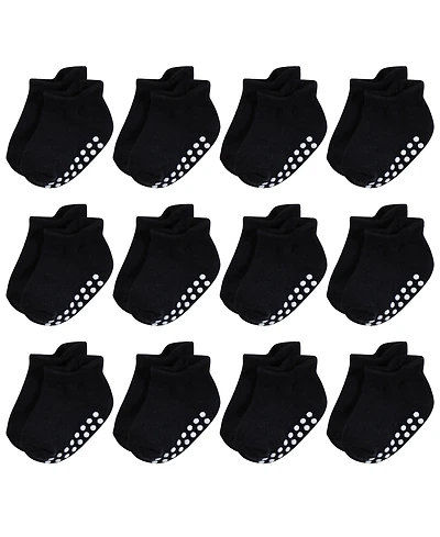 Hudson Baby Boys Non Skid Hidden Ankle Socks