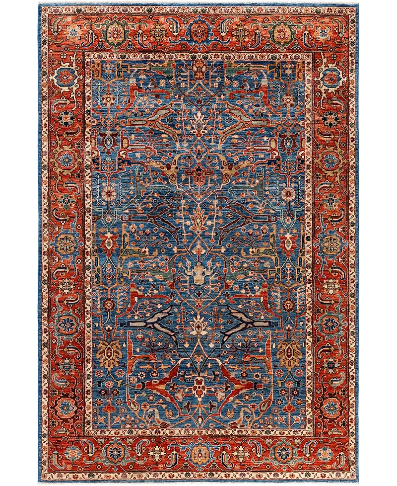 Adorn Hand Woven Rugs Serapi M1945 6'1''x9' Area Rug