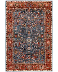 Adorn Hand Woven Rugs Serapi M1945 6'1''x9' Area Rug