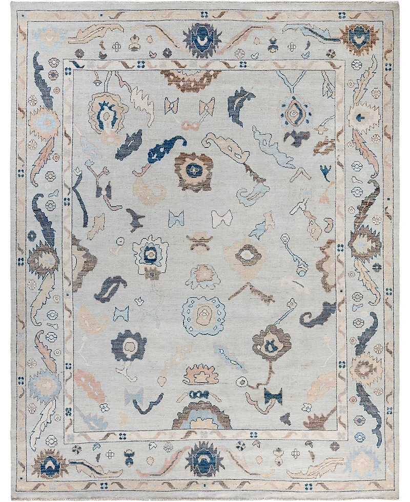Adorn Hand Woven Rugs Colorful Oushak M1945 8'2''x10'3'' Area Rug