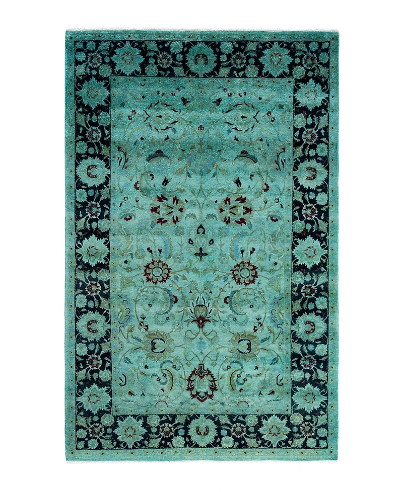 Adorn Hand Woven Rugs Fine Vibrance M1437 4'8''x7'5'' Area Rug
