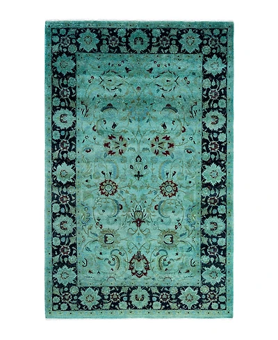 Adorn Hand Woven Rugs Fine Vibrance M1437 4'8''x7'5'' Area Rug
