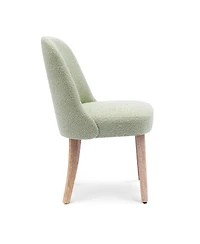 Mid-Century Modern Upholstered Boucle Dining Chair (Set of 6)