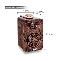Pyle PLMR24DK Compact 3.5” Wall Mount Home Speakers, 3-Way Indoor/Outdoor Speaker System, Camo Style, 200W (Pair)
