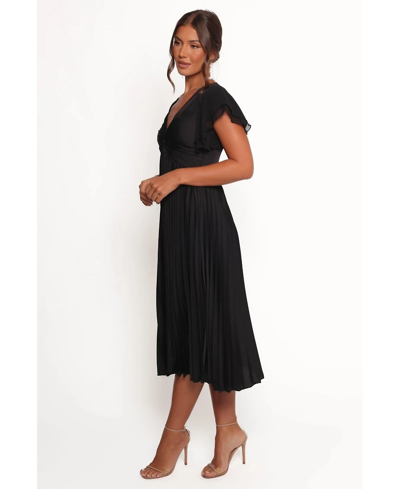 Petal and Pup Women's Nova Flutter Sleeve Midi Dress