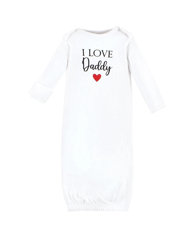 Hudson Baby Girls Extra Soft Cotton Gowns