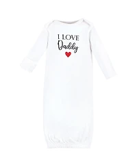 Hudson Baby Girls Extra Soft Cotton Gowns
