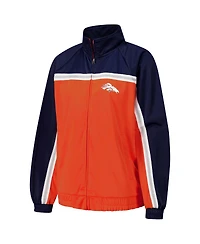 G-iii 4Her by Carl Banks Women's Orange Denver Broncos Post Game Full-Zip Track Jacket