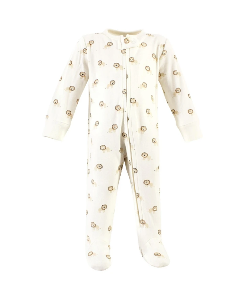 Hudson Baby Boys Premature Soft Cotton Romper for Playtime & Naps