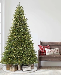 Puleo 9FT Pre-Lit Franklin Fir Artificial Christmas Tree