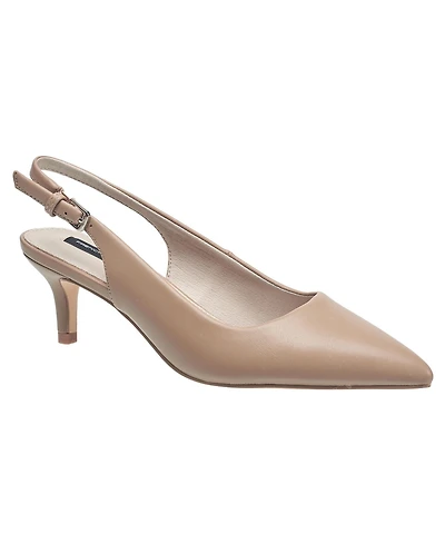 French Connection Ladies Quinn Slingback Kitten Heel