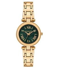 Michael Kors Women's Laney Three-Hand Gold-Tone Stainless Steel Watch, 30mm