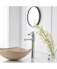 Waterfall Single Hole Single-Handle Vessel Bathroom Faucet