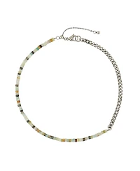 Amazonite Quartzite / Silver Necklace