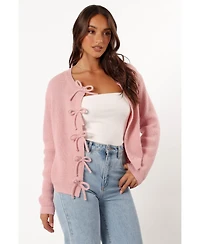 Petal and Pup Women's Wilde Bow Front Cardigan