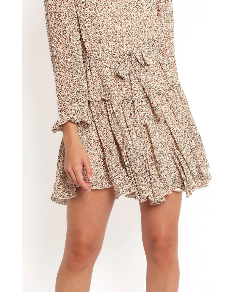 Petal and Pup Women's Jennie Long Sleeve Mini Dress