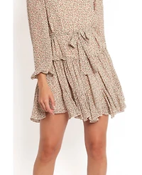 Petal and Pup Women's Jennie Long Sleeve Mini Dress