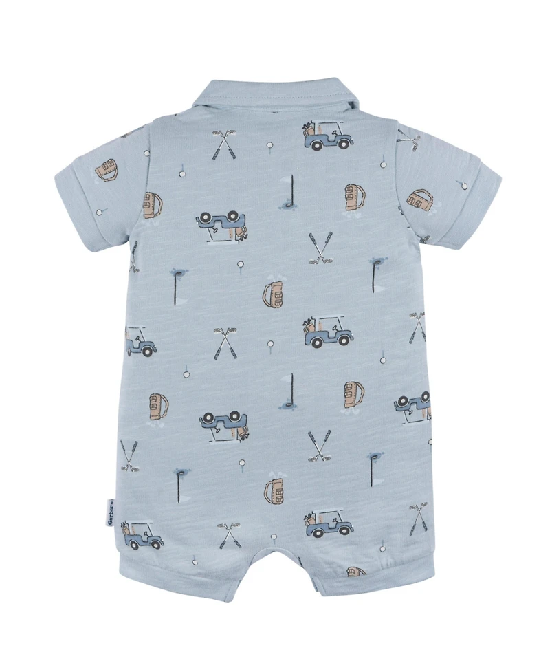 Gerber Baby Boys Polo Golf Romper