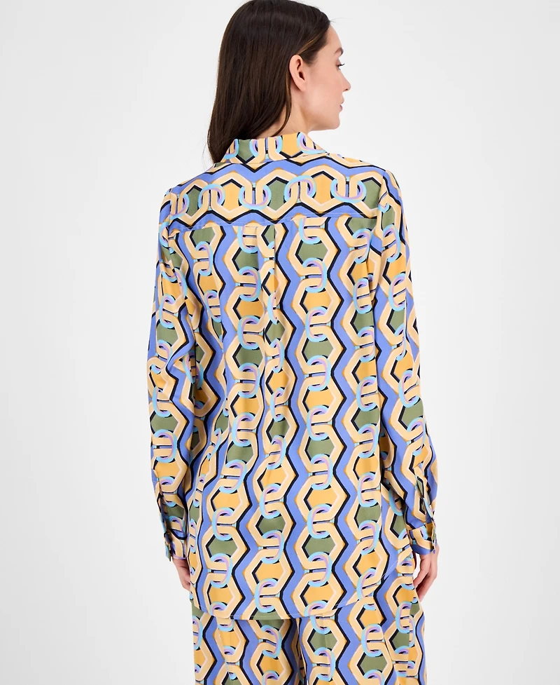 Tahari Asl Women's Printed Blouse