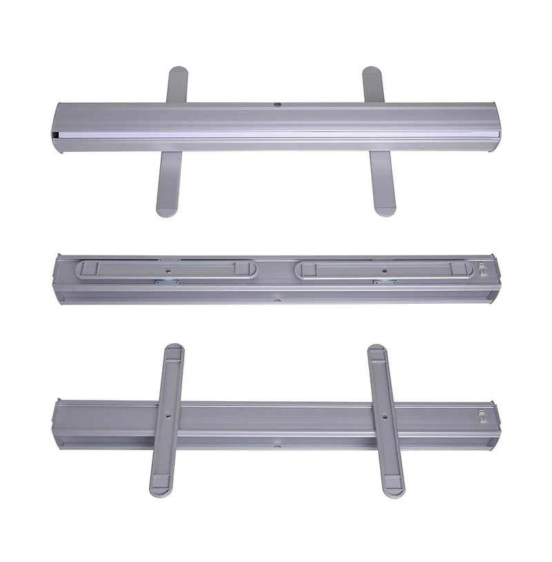 Yescom Aluminum 33x79" Retractable Roll Up Banner Stand Led Light Kit with Bag Trade Show Display