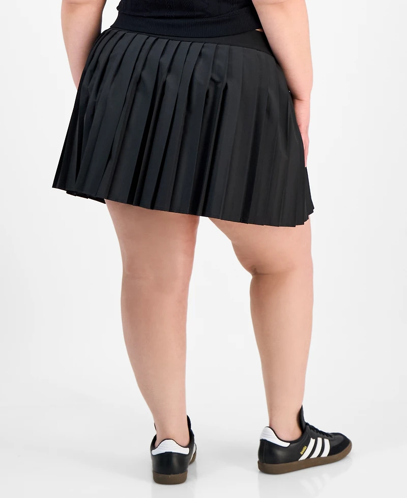Full Circle Trends Trendy Plus Pleated Pull-On Skort