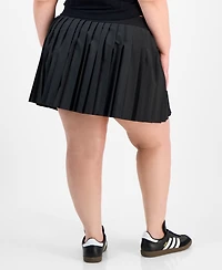 Full Circle Trends Trendy Plus Pleated Pull-On Skort