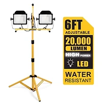 100 W 10 000 lm Led Dual-Head Work Light with Stand