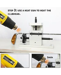 Wosofe Golf Clubhead Removal Machine，Golf Club Shaft Puller，Golf Clubhead Separator-Golf Club Repair Tools for All Golf Club Shafts,Club