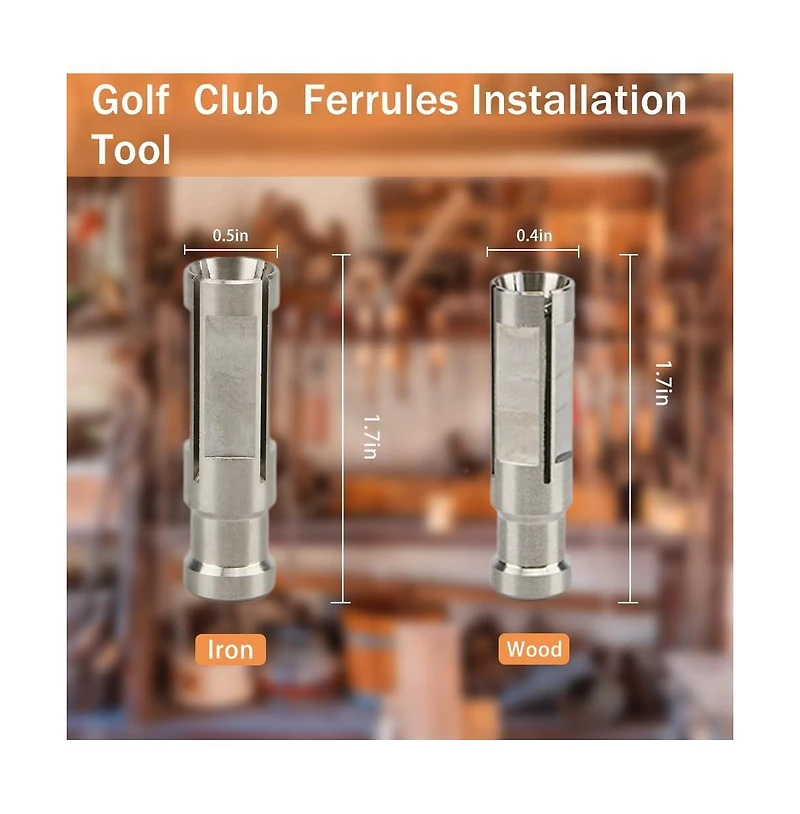 Wosofe Golf Club Regrip Vise Tool Golf Club Gripping Station Quick Shaft Clamp Grip replacement tool package Rubber Non-Slip Manual Handle Easy to Ins