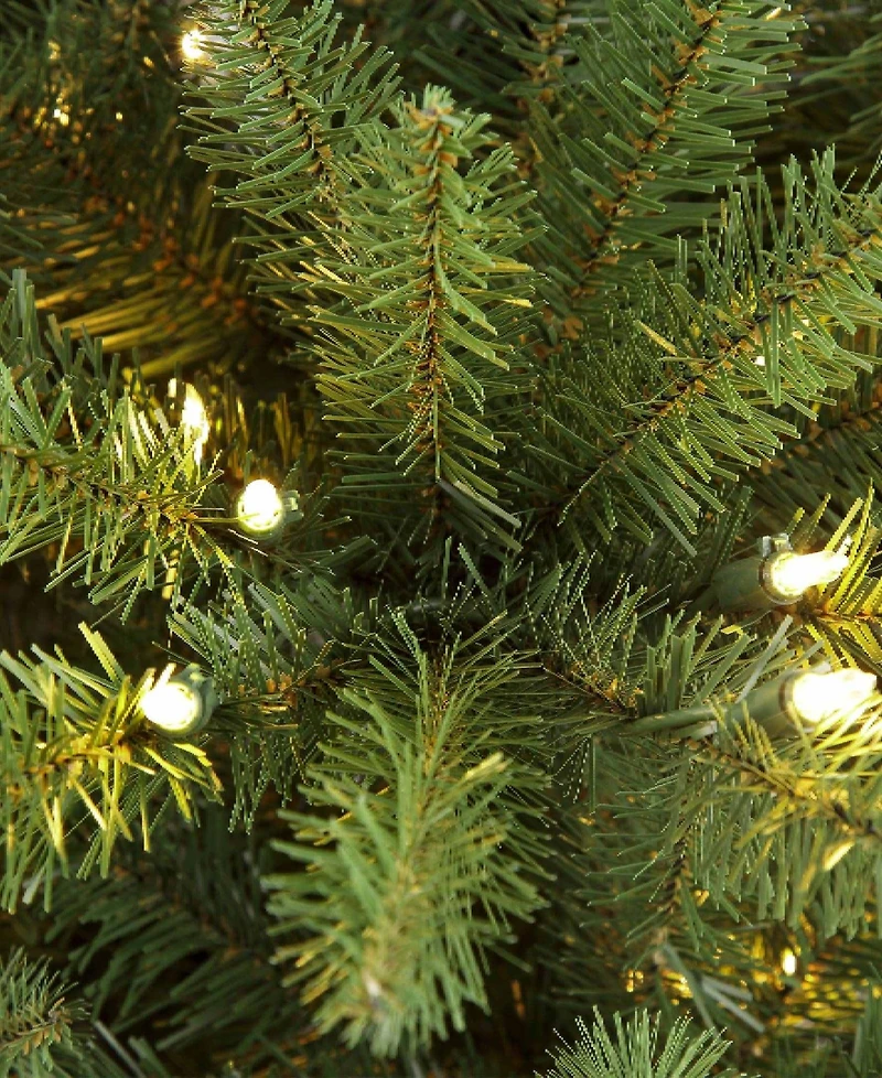Puleo 9FT Pre-lit Franklin Fir Pencil Artificial Christmas Tree