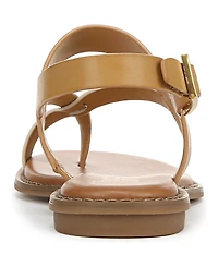 Franco Sarto Women's Gabby Open Round Toe Slingback Flat Sandals