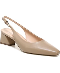 Franco Sarto Women's Jacer Snip Toe Block Heel Slingback Pumps
