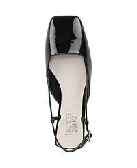 Franco Sarto Women's Tadella Square Toe Slingback Flats