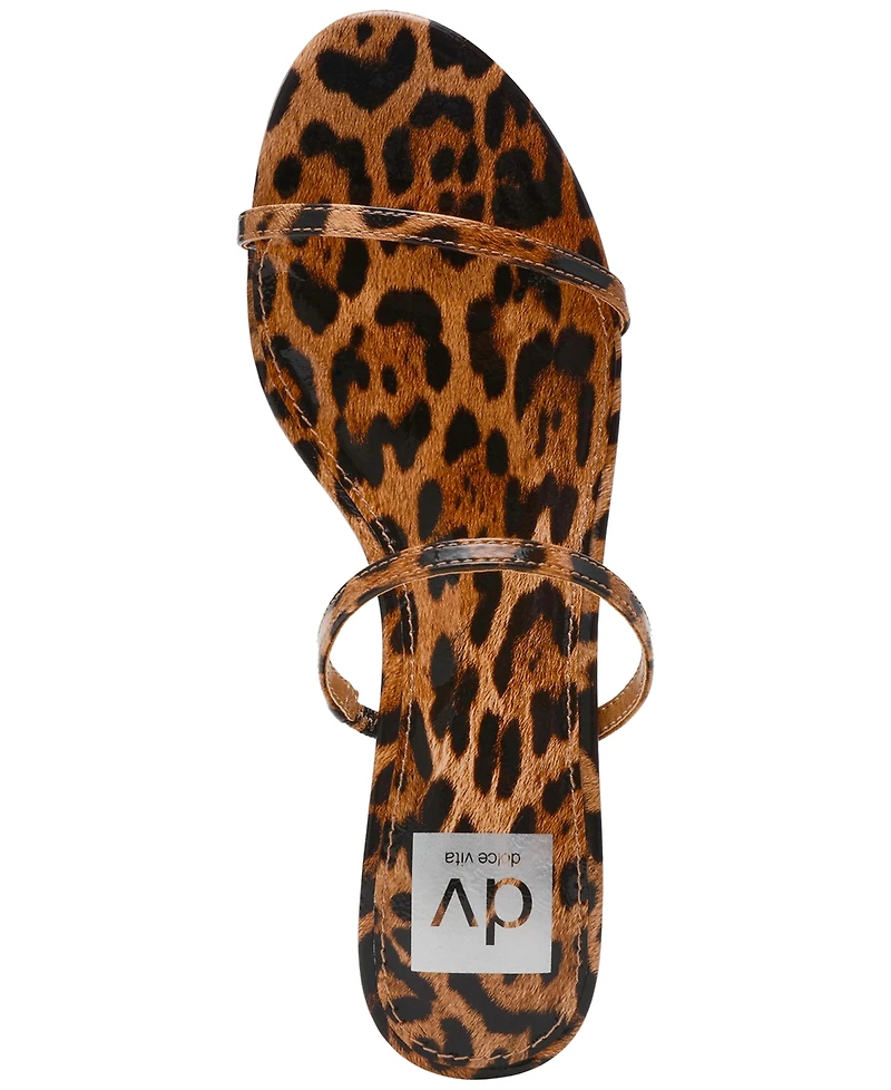 Dv Dolce Vita Women's Darcee Slip-On Kitten-Heel Dress Sandals