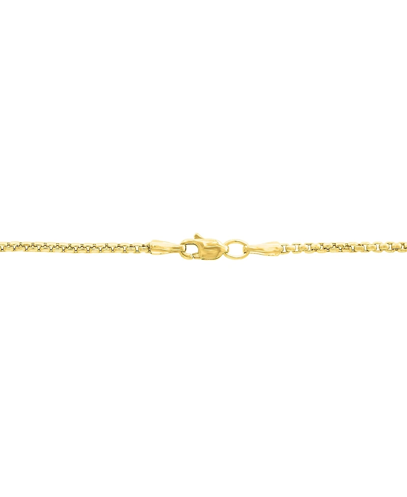 Effy Men's Onyx & Diamond Star Inlay Square 22" Pendant Necklace in 14k Gold