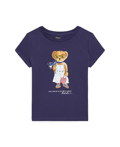 Polo Ralph Lauren Toddler and Little Girls Bear Jersey T-Shirt