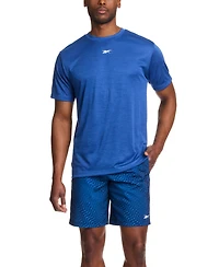 Reebok Men's Textured Logo Woven Shorts